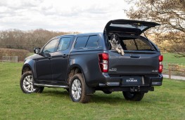 Isuzu D-Max with dog, 2025
